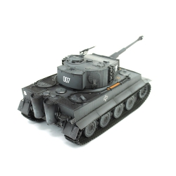 Czołg zdalnie sterowany IR/dźwięk 1:24 German Tiger 1 Late Painted Gray RTR 2.4Ghz - Heng Long 3841-11-L-G